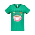 thumbnail image 1 of Inktastic I'm Going to Need More Coffee with Cute Pink Coffee Cup Women's V-Neck T-Shirt, 1 of 5