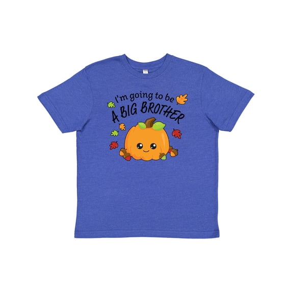 Inktastic I'm Going to be a Big Brother- cute Halloween pumpkin Youth T-Shirt