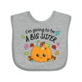 thumbnail image 1 of Inktastic I'm Going to be a Big Sister- cute Halloween pumpkin Girls Baby Bib, 1 of 4