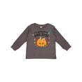 thumbnail image 1 of Inktastic I'm Going to be a Big Sister- cute Halloween pumpkin Girls Long Sleeve Toddler T-Shirt, 1 of 5