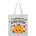 thumbnail image 1 of Inktastic I'm Going to be a Big Sister- cute Halloween pumpkin Tote Bag, 1 of 4