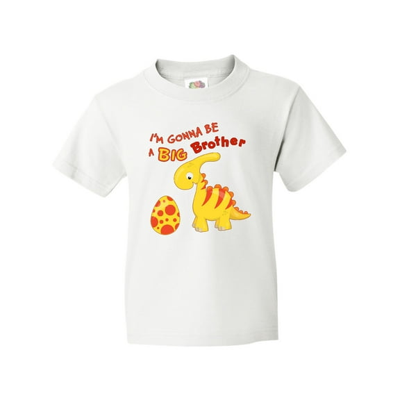 Inktastic I'm Gonna Be A Big Brother-dino Youth T-Shirt