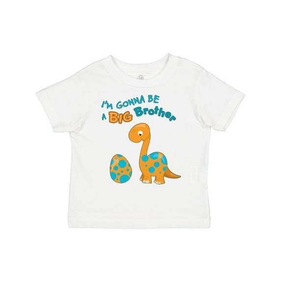 Inktastic I'm Gonna Be a Big Brother Dino Boys Toddler T-Shirt