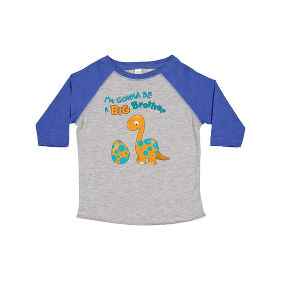 Inktastic I'm Gonna Be a Big Brother Dino Boys Toddler T-Shirt