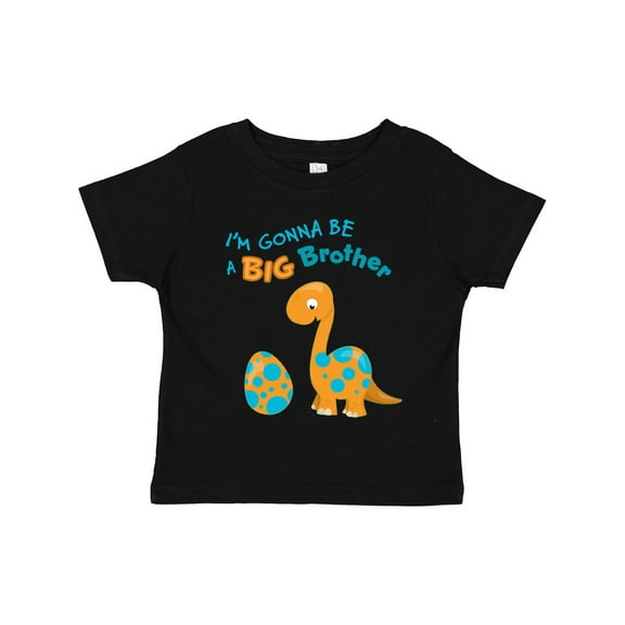 Inktastic I'm Gonna Be a Big Brother Dino Boys Toddler T-Shirt