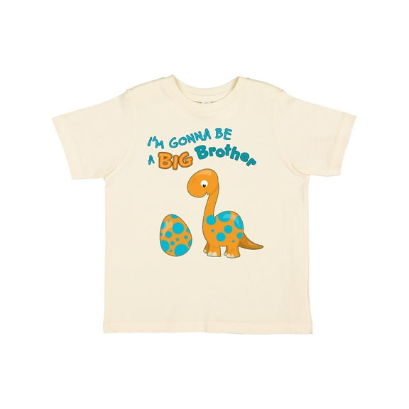 Inktastic I'm Gonna Be a Big Brother Dino Boys Toddler T-Shirt