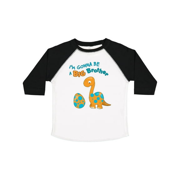 Inktastic I'm Gonna Be a Big Brother Dino Boys Toddler T-Shirt