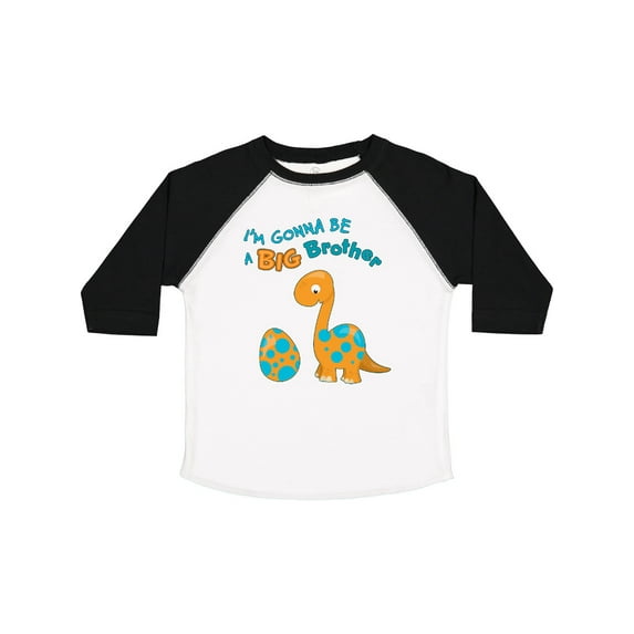 Inktastic I'm Gonna Be a Big Brother Dino Boys Toddler T-Shirt