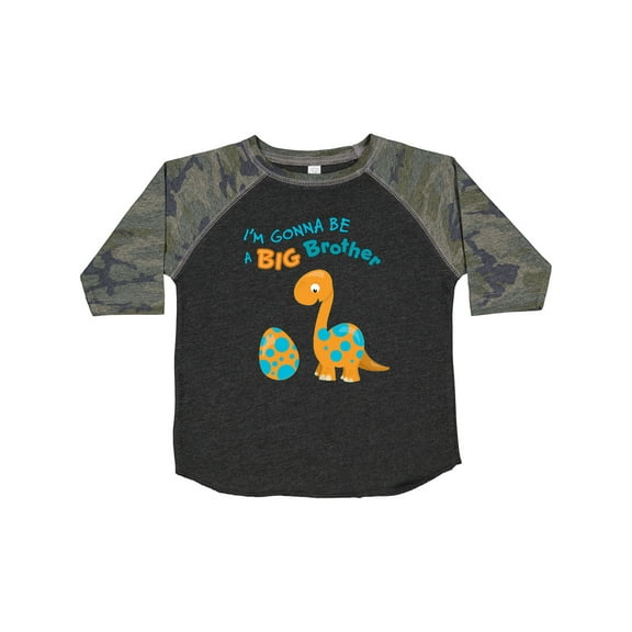 Inktastic I'm Gonna Be a Big Brother Dino Boys Toddler T-Shirt