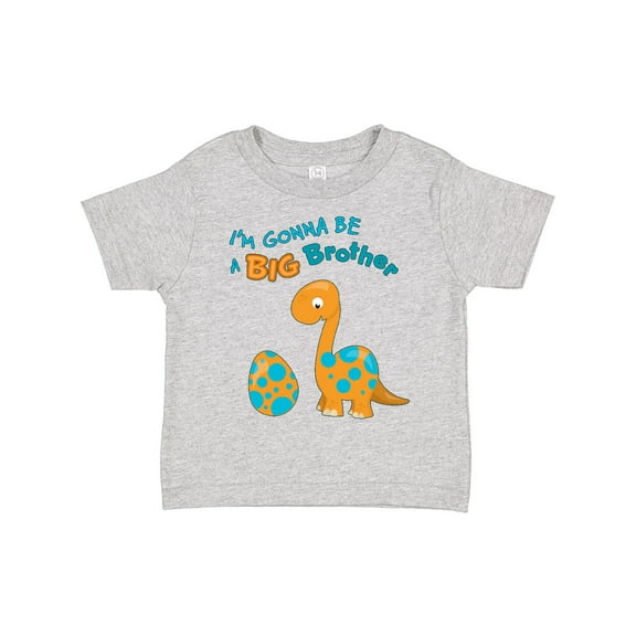Inktastic I'm Gonna Be a Big Brother Dino Boys Toddler T-Shirt