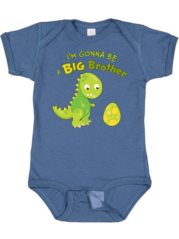 I'm Gonna Be a Big Brother-dino Boys Baby Bodysuit