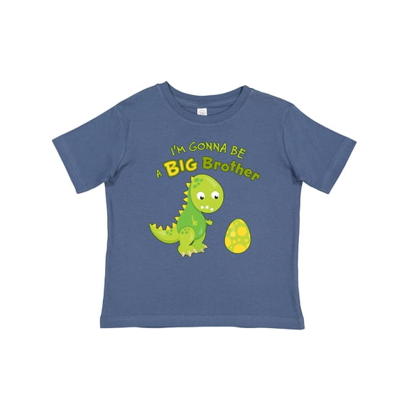 Inktastic I'm Gonna Be a Big Brother-dino Boys Baby T-Shirt