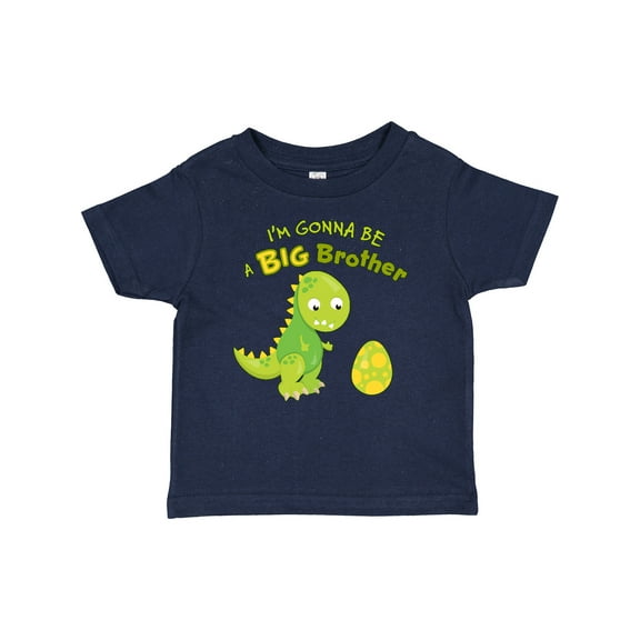 Inktastic I'm Gonna Be a Big Brother-dino Boys Baby T-Shirt