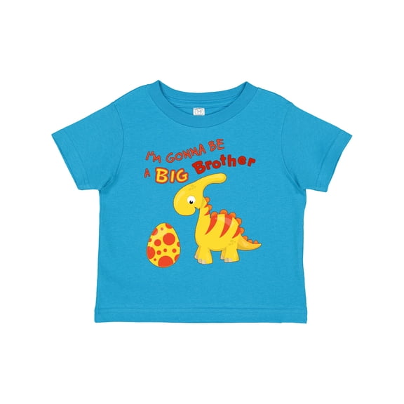 Inktastic I'm Gonna Be a Big Brother-dino Boys Toddler T-Shirt