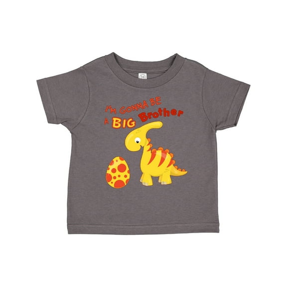 Inktastic I'm Gonna Be a Big Brother-dino Boys Toddler T-Shirt