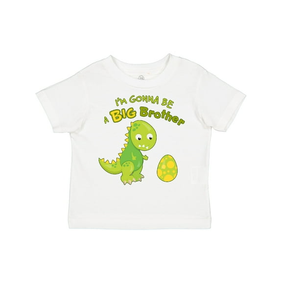 Inktastic I'm Gonna Be a Big Brother-dino Boys Toddler T-Shirt