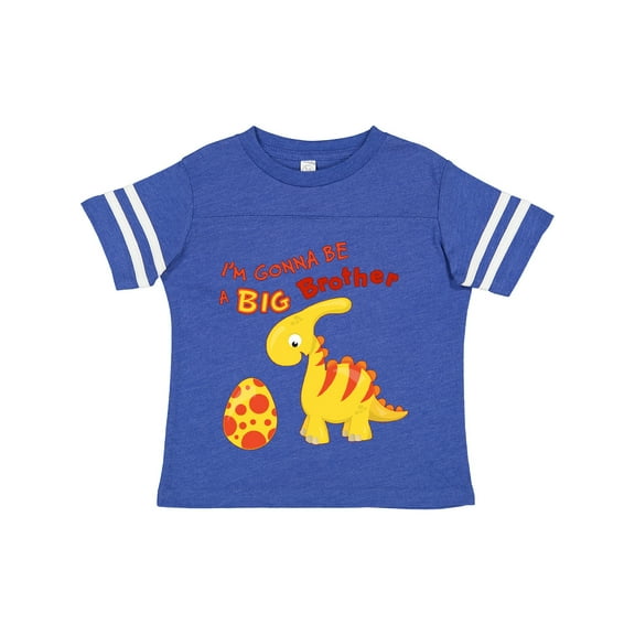 Inktastic I'm Gonna Be a Big Brother-dino Boys Toddler T-Shirt