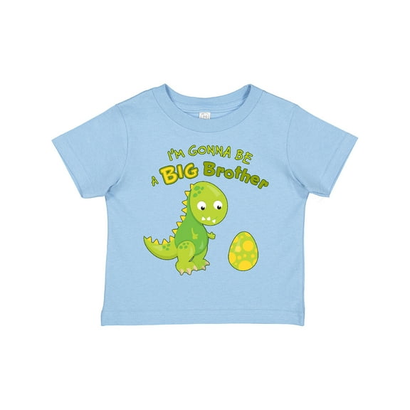 Inktastic I'm Gonna Be a Big Brother-dino Boys Toddler T-Shirt
