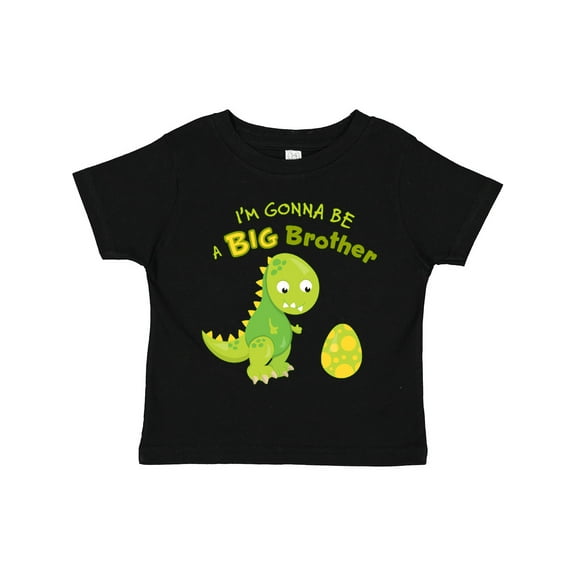 Inktastic I'm Gonna Be a Big Brother-dino Boys Toddler T-Shirt