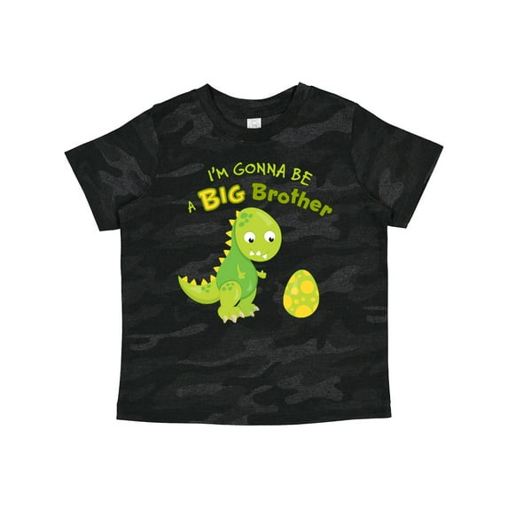 Inktastic I'm Gonna Be a Big Brother-dino Boys Toddler T-Shirt