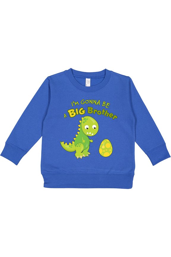 I'm Gonna Be a Big Brother-dino Toddler Sweatshirt