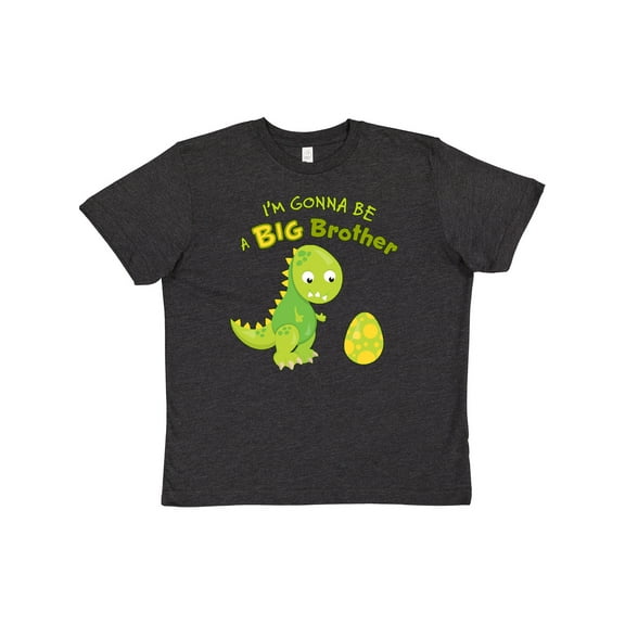 Inktastic I'm Gonna Be a Big Brother-dino Youth T-Shirt
