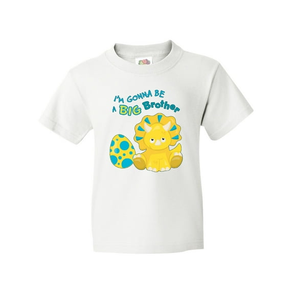 Inktastic I'm Gonna Be a Brother-dino Youth T-Shirt
