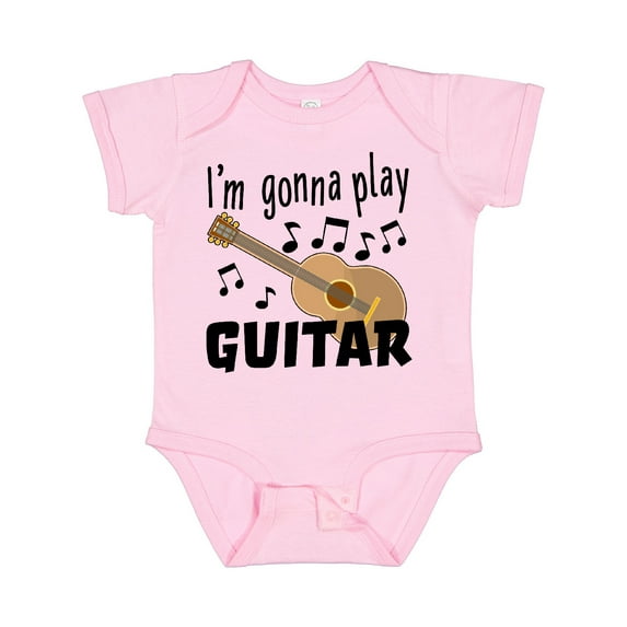 Inktastic I'm Gonna Play Guitar- Music Boys or Girls Baby Bodysuit