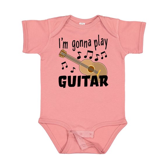 Inktastic I'm Gonna Play Guitar- Music Boys or Girls Baby Bodysuit