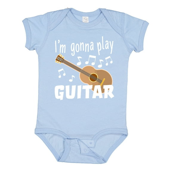 Inktastic I'm Gonna Play Guitar- Music Boys or Girls Baby Bodysuit