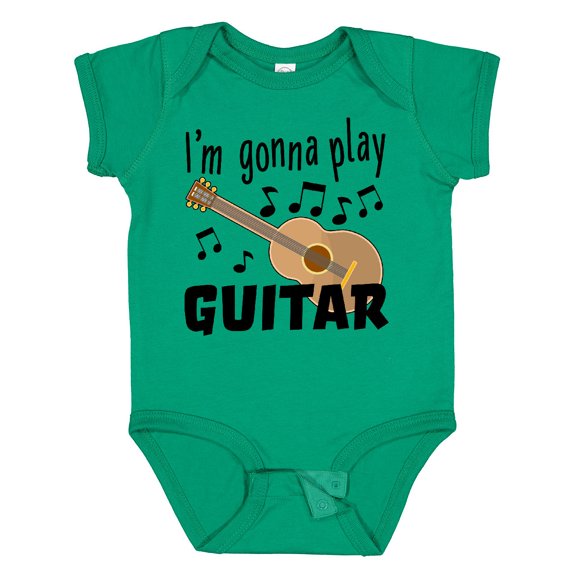 Inktastic I'm Gonna Play Guitar- Music Boys or Girls Baby Bodysuit