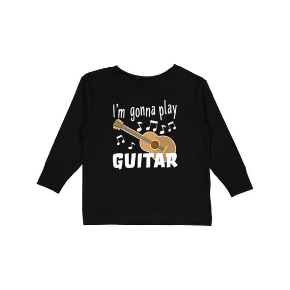 Inktastic I'm Gonna Play Guitar Music Boys or Girls Long Sleeve Toddler T-Shirt