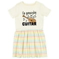 thumbnail image 1 of Inktastic I'm Gonna Play Guitar Music Girls Toddler Dress, 1 of 5