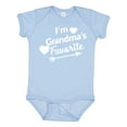 thumbnail image 1 of Inktastic I'm Grandma's Favorite with Arrow and Hearts Boys or Girls Baby Bodysuit, 1 of 5