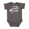 thumbnail image 1 of Inktastic I'm Grandma's Favorite with Arrow and Hearts Boys or Girls Baby Bodysuit, 1 of 5
