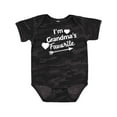 thumbnail image 1 of Inktastic I'm Grandma's Favorite with Arrow and Hearts Boys or Girls Baby Bodysuit, 1 of 5