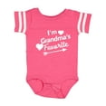 thumbnail image 1 of Inktastic I'm Grandma's Favorite with Arrow and Hearts Boys or Girls Baby Bodysuit, 1 of 5