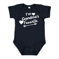 thumbnail image 1 of Inktastic I'm Grandma's Favorite with Arrow and Hearts Boys or Girls Baby Bodysuit, 1 of 5