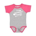thumbnail image 1 of Inktastic I'm Grandma's Favorite with Arrow and Hearts Boys or Girls Baby Bodysuit, 1 of 5