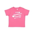 thumbnail image 1 of Inktastic I'm Grandma's Favorite with Arrow and Hearts Boys or Girls Baby T-Shirt, 1 of 5