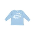 thumbnail image 1 of Inktastic I'm Grandma's Favorite with Arrow and Hearts Boys or Girls Long Sleeve Toddler T-Shirt, 1 of 5