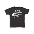 thumbnail image 1 of Inktastic I'm Grandma's Favorite with Arrow and Hearts T-Shirt, 1 of 5