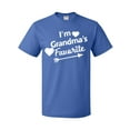 thumbnail image 1 of Inktastic I'm Grandma's Favorite with Arrow and Hearts T-Shirt, 1 of 5