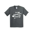 thumbnail image 1 of Inktastic I'm Grandma's Favorite with Arrow and Hearts Youth T-Shirt, 1 of 5