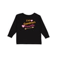 thumbnail image 1 of Inktastic I'm Grandma's Favorite with Arrow and Hearts in Pink Boys or Girls Long Sleeve Toddler T-Shirt, 1 of 5