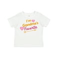 thumbnail image 1 of Inktastic I'm Grandma's Favorite with Arrow and Hearts in Pink Boys or Girls Toddler T-Shirt, 1 of 5