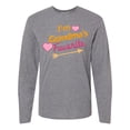 thumbnail image 1 of Inktastic I'm Grandma's Favorite with Arrow and Hearts in Pink Long Sleeve T-Shirt, 1 of 5