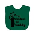 thumbnail image 1 of Inktastic I'm Grandpa's Lil' Caddy Golf for Kids Boys or Girls Baby Bib, 1 of 4