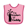 thumbnail image 1 of Inktastic I'm Grandpa's Lil' Caddy Golf for Kids Boys or Girls Baby Bib, 1 of 4