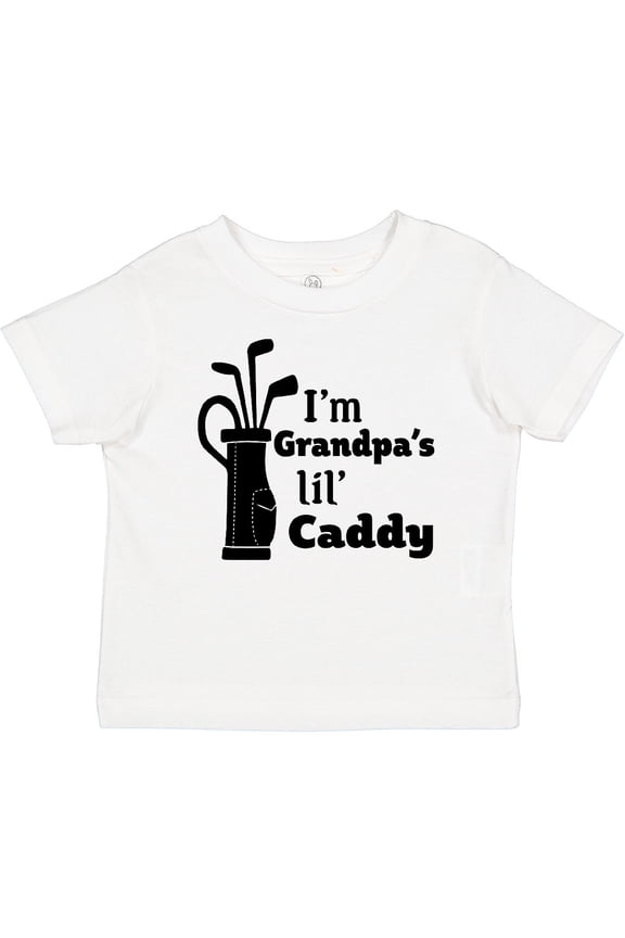 I'm Grandpa's Lil' Caddy Golf for Kids Boys or Girls Baby T-Shirt